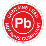 RoHS/Contains Lead Label (ROHSEU-29)