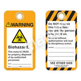 Warning/Biohazard Tag (ST2011a-1)