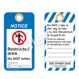 Notice/Restricted Area Tag (ST2016a-1)