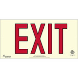 Series 400 UL 924 PVC Exit Sign - Red Letters (UL401)