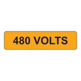 480 Volts Label (V480-)