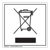 No Waste Label (WEEE-)