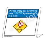 Placard/No Diving Sign (WSS1703-35g-e) )