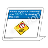 Placard/No Long Breath Holding Sign (WSS1706-35g-e) )