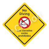 No Diving Sign (WSS2103-02a-esm) )