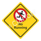No Running Sign (WSS2107-02a-e) )
