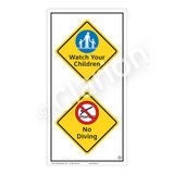 Watch Your Children Sign (WSS2211-50b-e) )