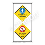 Watch Your Children Sign (WSS2212-50b-e) )