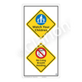 Watch Your Children Sign (WSS2214-50b-e) )