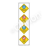 Watch Your Children Sign (WSS2414-58b-e) )