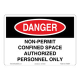 Danger/Non-Permit Sign (OS1002DH-)
