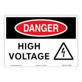 Danger/High Voltage Sign (OS1003DH-)