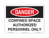 Danger/Confined Space Sign (OS1011DH-)