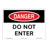 Danger/Do Not Enter Sign (OS1012DH-)