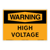 Warning/High Voltage Sign (OS1020WH-)
