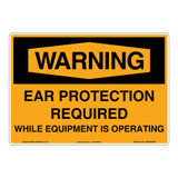 Warning/Ear Protection Sign (OS1023WH-)