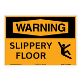 Warning/Slippery Floor Sign (OS1024WH-)