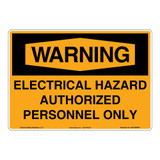 Warning/Electrical Hazard Sign (OS1030WH-)