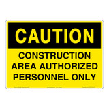 Caution/Construction Area Sign (OS1036CH-)