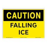 Caution/Falling Ice Sign (OS1037CH-)