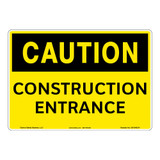 Caution/Construction Entrance Sign (OS1040CH-)