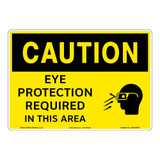 Caution/Eye Protectiom Sign (OS1043CH-)