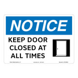 Notice/Keep Door Closed Sign (OS1049NH-)