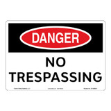 Danger/No Trespassing Sign (OS1068DH-)