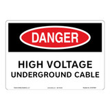 Danger/High Voltage Sign (OS1070DH-)