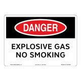 Danger/Explosive Gas Sign (OS1072DH-)