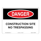 Danger/Construction Site Sign (OS1083DH-)