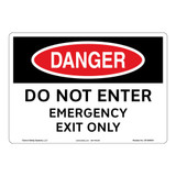 Danger/Do Not Enter Sign (OS1084DH-)