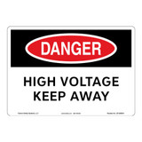 Danger/High Voltage Sign (OS1090DH-)