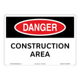 Danger/Construction Area Sign (OS1097DH-)