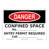 Danger/Confined Space Sign (OS1103DH-)