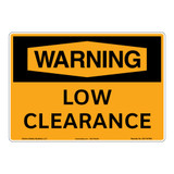 Warning/Low Clearance Sign (OS1147WH-)