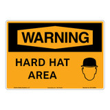 Warning/Hard Hat Area Sign (OS1158WH-)