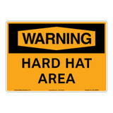 Warning/Hard Hat Area Sign (OS1166WH-)