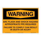Warning/Arc Flash Sign (OS1171WH-)