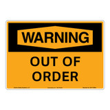 Warning/Out of Order Sign (OS1179WH-)