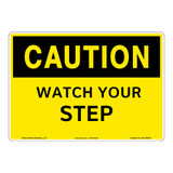 Caution/Watch Your Step Sign (OS1180CH-)