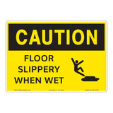 Caution/Slippery When Wet Sign (OS1181CH-)