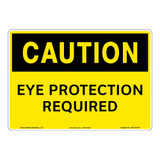 Caution/Eye Protection Required Sign (OS1187CH-)