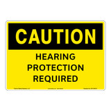 Caution/Hearing Protection Required Sign (OS1194CH-)