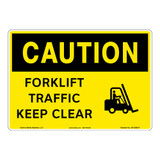 Caution/Forklift Traffic Sign (OS1208CH-)