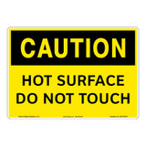 Caution/Hot Surface Sign (OS1218CH-)
