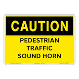 Caution/Pedestrian Traffic Sign (OS1220CH-)