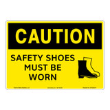 Caution/Safety Shoes Sign (OS1222CH-)