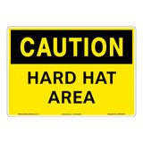 Caution/Hard Hat Area Sign (OS1224CH-)