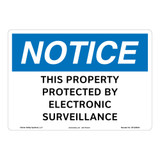 Notice/This Property Protected Sign (OS1259NH-)